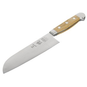 GÃ¼de Alpha Santoku 18 cm Olive Wood