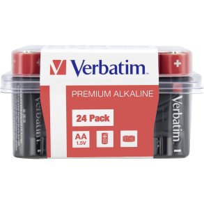 1x24 Verbatim Alkaline battery Mignon AA LR6              49505