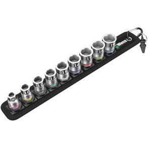 Wera Belt B 1 Zyklop Socket Set w. holding function, 3/8  Drive