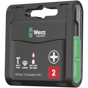Wera Bit-Box 15 Impaktor PH