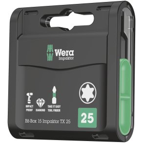 Wera Bit-Box 15 Impaktor TX