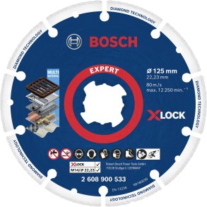 Bosch X-LOCK Dia Cutting Disc 125x22.23mm