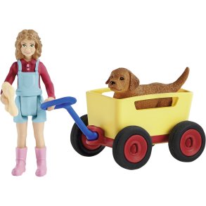 Schleich Farm World     42543 Puppy Wagon Ride