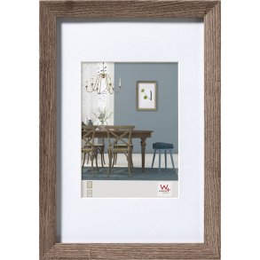 Walther Fiorito nut tree 30x45 Wood incl. Passepartout EF045N