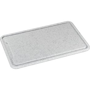 Zassenhaus Carving Board Plastic Light Grey 42x27x1,5cm