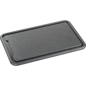 Zassenhaus Carving Board Plastic Dark Grey 36x23x1,5cm
