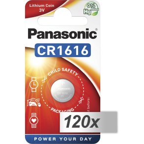 120x1 Panasonic CR 1616 Lithium Power