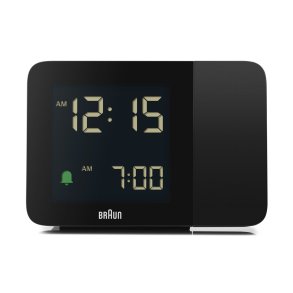 Braun BC 015 B-DCF      black Radio Controlled Alarm Clock
