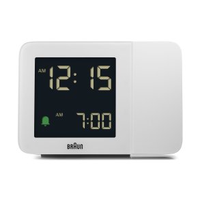 Braun BC 015 W-DCF     white Radio Controlled Alarm Clock