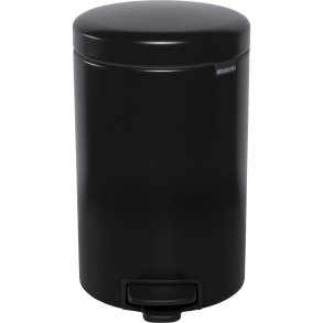 Brabantia Pedal Bin Newicon 12,0 L black matt
