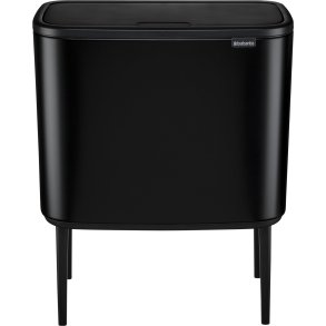 Brabantia Bo Touch Bin black matt, 3 x 11 L