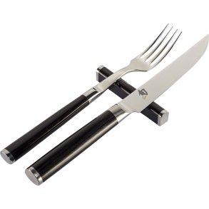 KAI Shun bestik  3-pcs. Fork, Knife, Knife Rest