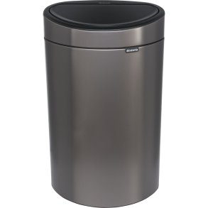 Brabantia Waste Bin Touch Bin New,recycle, 23+10 L Platinum