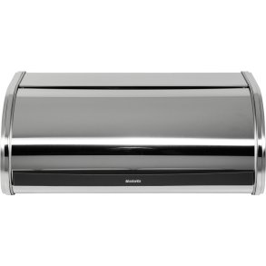 Brabantia Roll Top Bread Bin steel glossy