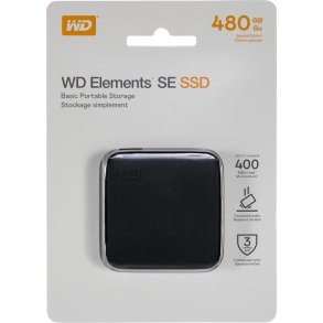 Western Digital Elements SE 480GB 400MS/s WDBAYN4800ABK-WESN
