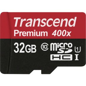 Transcend microSDHC         32GB Class 10 UHS-I 400X