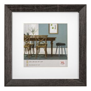 Walther Fiorito dark grey 20x20 Wood incl. Passepartout EF220D