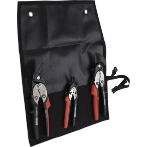 BESSEY Set of shape and straight cutting snips in bag  DSET29-15