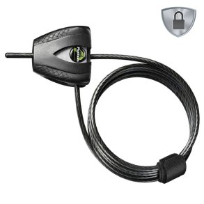 Kabel med hngels Master Lock 8417DPRO Sort