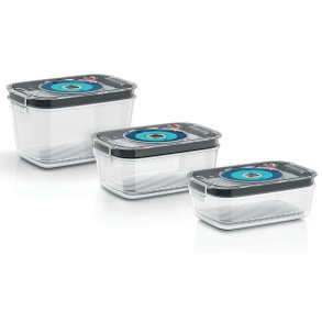 Madkassest 3 BOSCH Tritan Plastik 700 ml 1 L 1,5 L (3 enheder)