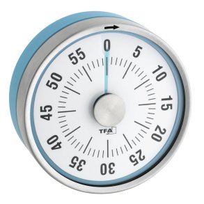 TFA 38.1028.20 Turquoise Puck Kitchen Timer