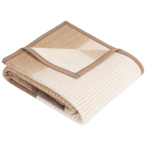 Ibena Jacquard blanket Granada brown/nature 150x200cm
