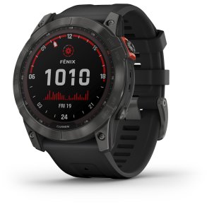 Garmin fenix 7X Solar Slate grey with black band