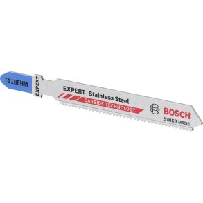 Bosch EXPERT jigsaw blades T118EHM 3Stk Stainless Steel