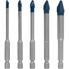 Bosch EXPERT HEX-9 HardCeramic Bits, 5pcs Set 4/5/6/8/10