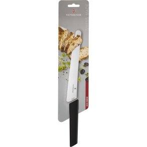 Victorinox Swiss Modern bread knife black 22 cm