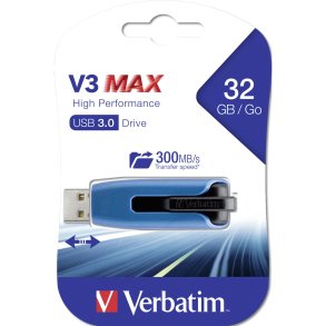 Verbatim Store n Go V3 MAX  32GB USB 3.0 Read max. 300MBs   49806