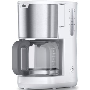 Drip Coffee Machine Braun KF1500WH Hvid 1000 W 10 Skodelice 15 Skodelice
