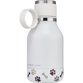 Asobu Dog Bowl Bottle White, 0.975 L