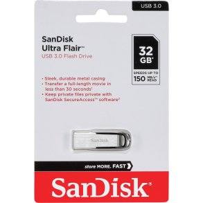 SanDisk Cruzer Ultra Flair  32GB USB 3.0 150MB/s  SDCZ73-032G-G46