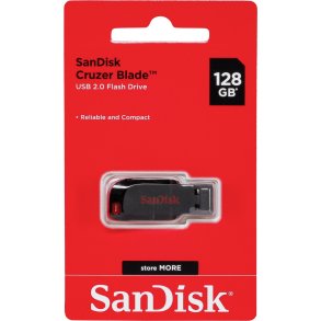 SanDisk Cruzer Blade       128GB SDCZ50-128G-B35