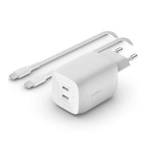 Belkin BOOST Charge 65W Dual PD USB-C + 2m Cable WCH013vf2MWH-B6