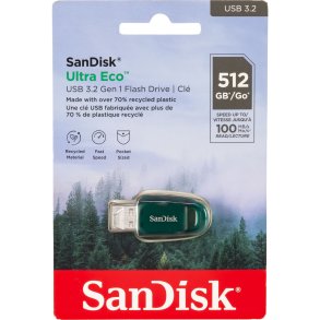SanDisk Ultra Eco Drive    512GB USB 3.2 100MB/s  SDCZ96-512G-G46