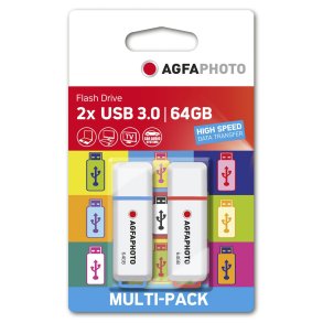AgfaPhoto USB 3.0           64GB Color Mix MP2