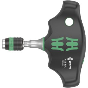 WERA 416 RA T-Handle Rapidaptor Bitholding Screwdriver