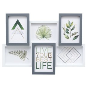 Deknudt S68VC9           6x13x18 Wood Gallery Frame for 6 Photos