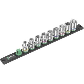 Wera Magnetic Socket Rail  C 4 Zyklop Socket Set