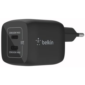 Belkin BOOST Charge 45W USB-C W GaN PD 3.0 PPS black WCH011vfBK