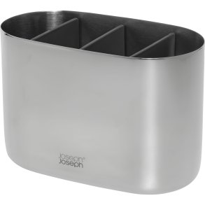 Joseph Joseph EasyStore Luxe Large Toothbrush Caddy St. Steel