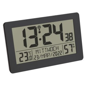 TFA 60.2557.01  Radio controlled clock with room climate