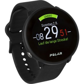Polar Unite Black S-L Silicone Wristband with Pin Buckle