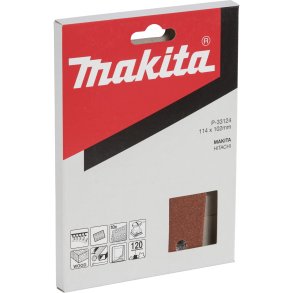 Makita P-33124 Sandpaper Velcro 102x114mm  120