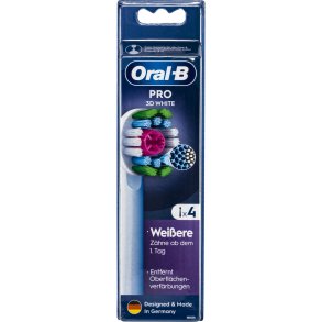 Oral-B Toothbrush heads Pro 3D White 4 pcs.