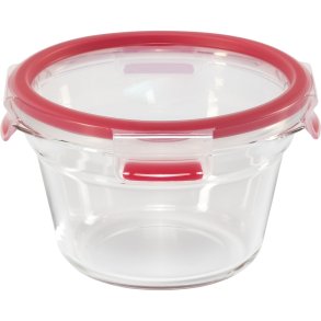 Emsa Clip&Close Glass Food Container 900 ml red