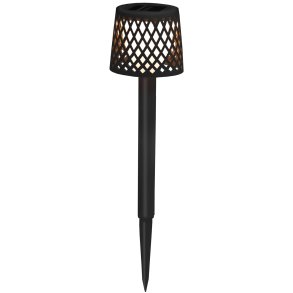 New Garden Gretita Solar Lamp Garden Spike   4 units   black