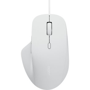 Rapoo N500 white wired optical silent Mouse